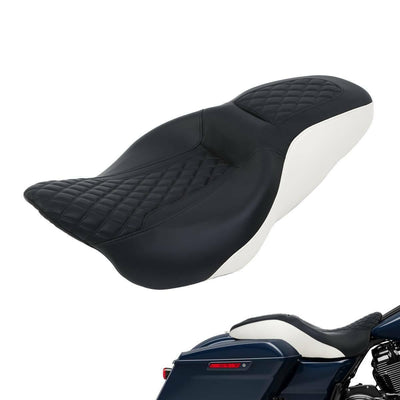 Driver & Passenger Seat Fit For Harley Touring Road King Street Glide 09-2022 21 - Moto Life Products