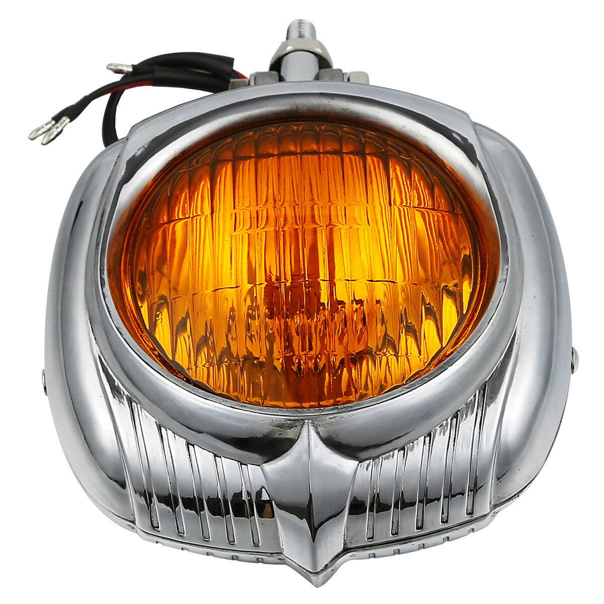 Retro Electroline Vintage Headlight Fit For Harley Dyna Sportster Chopper Bobber - Moto Life Products