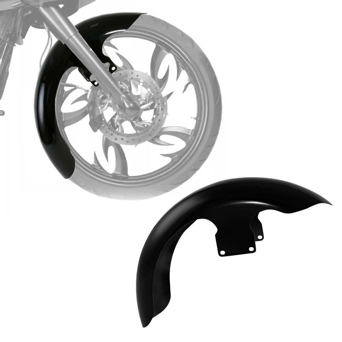 Painted 21" Wrap Front Fender Fit For Harley Touring Road King Glide 97-13 - Moto Life Products