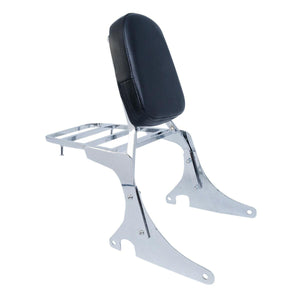 Backrest Sissy Bar W/ Luggage Rack Fit For Kawasaki Vulcan VN400 800 1995-2012 - Moto Life Products