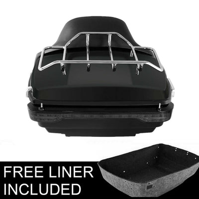 King Pack Trunk Rack Light Speakers Fit For Harley Tour Pak Road Glide 2014-2022 - Moto Life Products