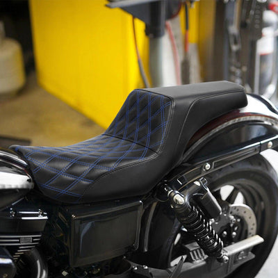 Driver & Rear Passenger Seat Fit For Harley Dyna Wide Glide Low Rider 2006-2017 - Moto Life Products