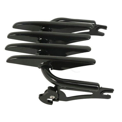 Black Detachable Stealth Luggage Rack Fit For Harley Touring Road King 2009-2021 - Moto Life Products