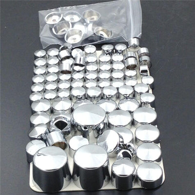 Chrome Bolts Toppers Caps for 2000-2005 2006 Harley Davidson Softail Twin Cam - Moto Life Products