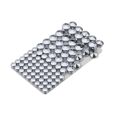 ABS 83 PCS Chrome Bolt Topper Cap Cover For Harley Twin Cam Road King FLHR 94-06 - Moto Life Products