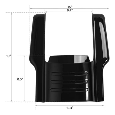 Rear Fender Extension Filler Fit For Harley Touring Road Electra Glide 96-08 07 - Moto Life Products