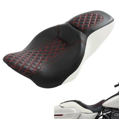Rider Passenger Seat Fit For Harley Touring Street Tri Glide Road King 2009-2022 - Moto Life Products