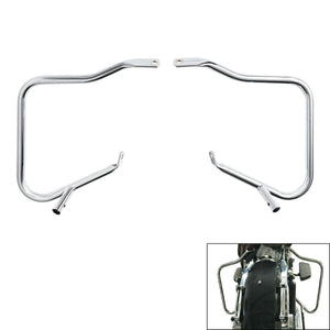 Chrome Hard Saddlebags Guard Bracket Fit For Harley Road King Glide 2014-2021 19 - Moto Life Products