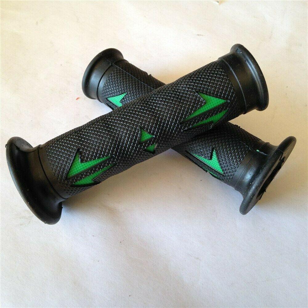 7/8" 22mm Left & Right Green Hand Grips For Suzuki Bandit 600 96-03 400 91-93 - Moto Life Products