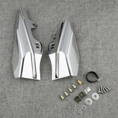 Chrome Mid-Frame Air Deflectors For Harley Electra Street Road Glide King 01-08 - Moto Life Products