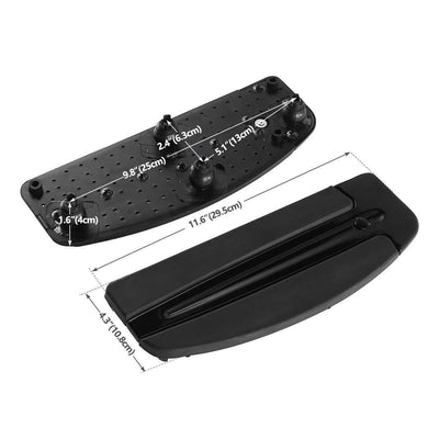 Black Slipstream Floorboard Footboard Fit For Harley Touring Road Glide Softail - Moto Life Products