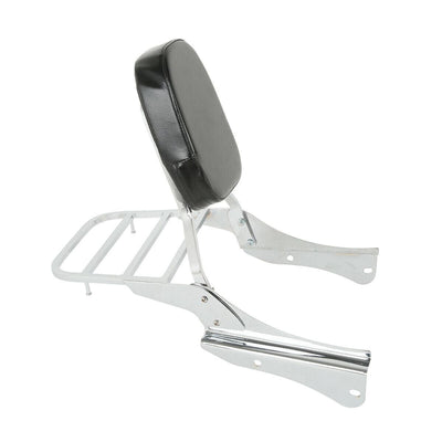 Backrest Sissy Bar Luggage Rack Fit For Honda Shadow Spirit VT 750DC 2001-08 US - Moto Life Products