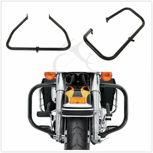 Black Highway Engine Guard Crash Bar Fit For Harley Touring Road Glide 09-21 - Moto Life Products