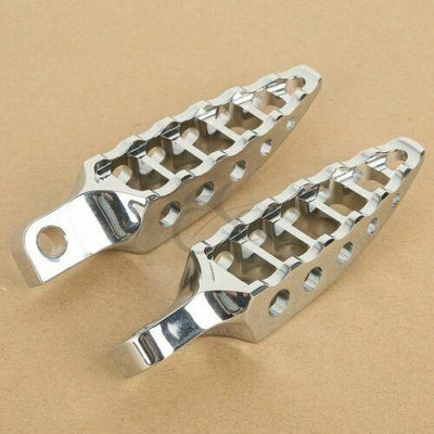 Chrome Footpegs Foot Pegs Fit For Harley Sportster XL Dyna Softail Slim Deluxe - Moto Life Products