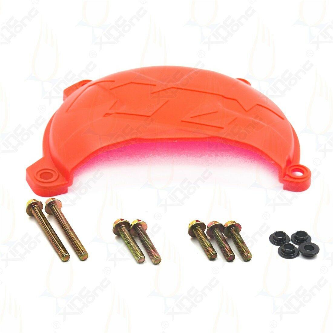 Orange Clutch Cover Protection Guard Saver For KTM 250 350 SX-F XC-F - Moto Life Products