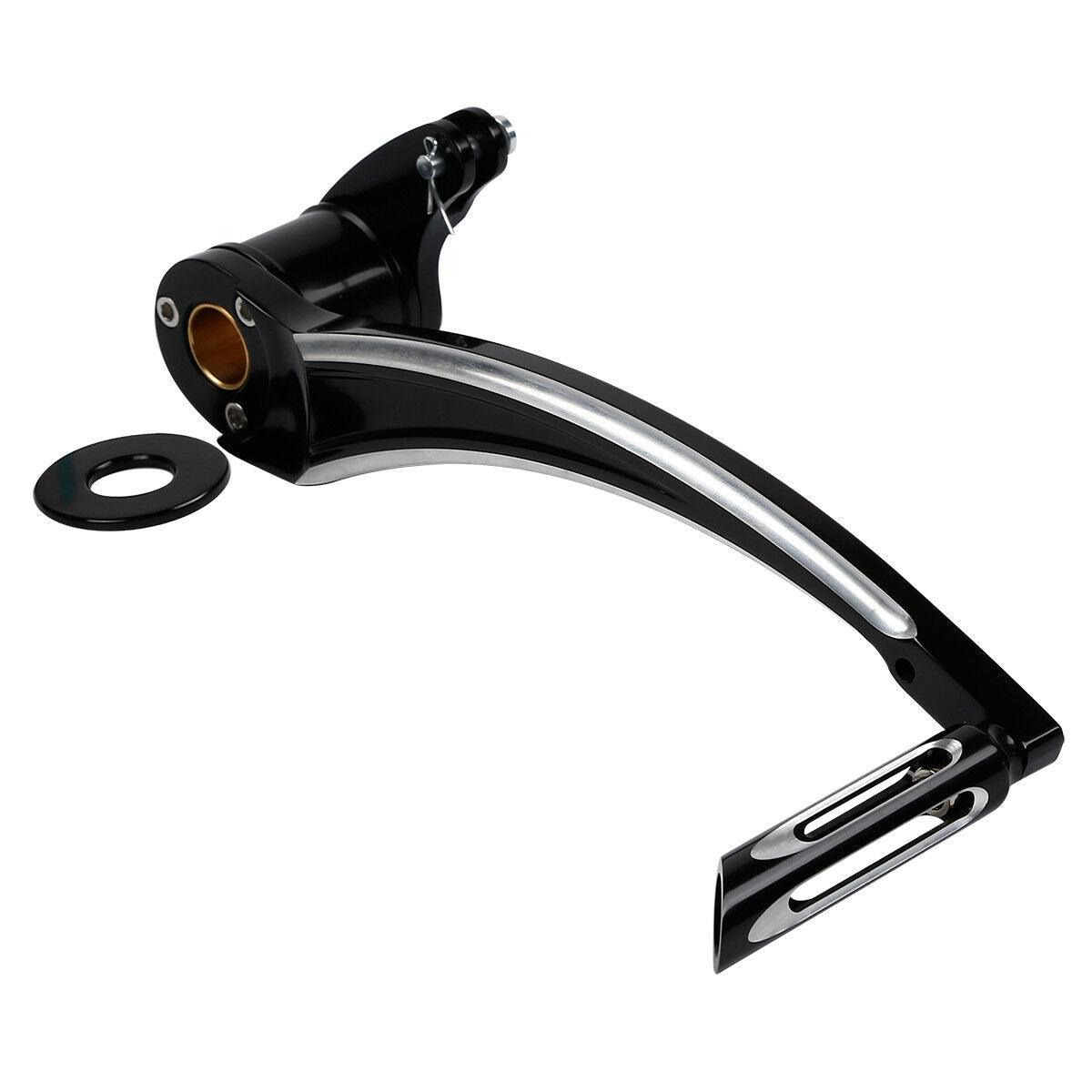Black Brake Arm Lever&Peg Pedal Fit For Harley Electra Street Road Glide 08-13 - Moto Life Products