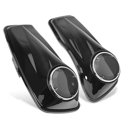 6.5" Saddlebag Speaker Lids For Harley Touring Street Glide Road King 2014-2020 - Moto Life Products