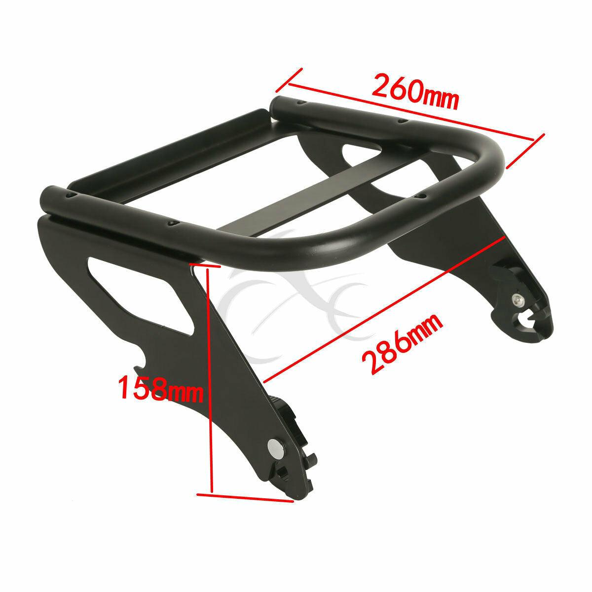 Detachable Solo Luggage Rack For Harley Touring Road King Glide Tour Pak 1997-08 - Moto Life Products