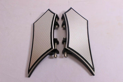 REAR FOOTBOARDS FLOORBOARDS PASSENGER FOR HARLEY TOURING ROAD KING STREET GLIDE - Moto Life Products