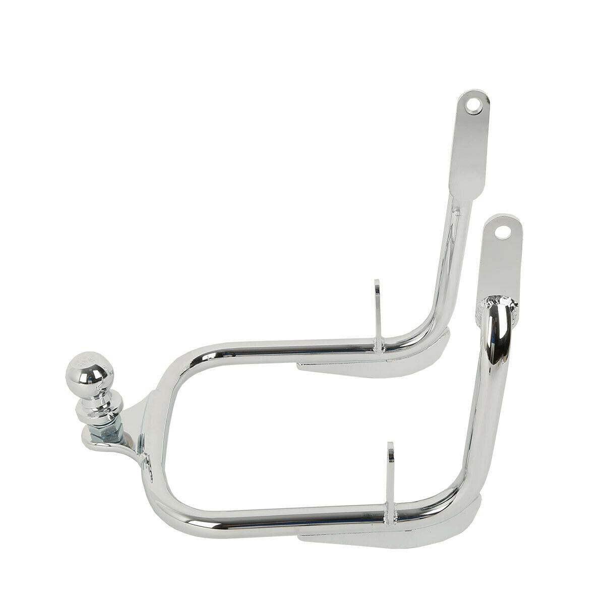 Chrome Trailer Hitch Tow Fit For Harley Touring Road King Electra Glide 09-13 12 - Moto Life Products