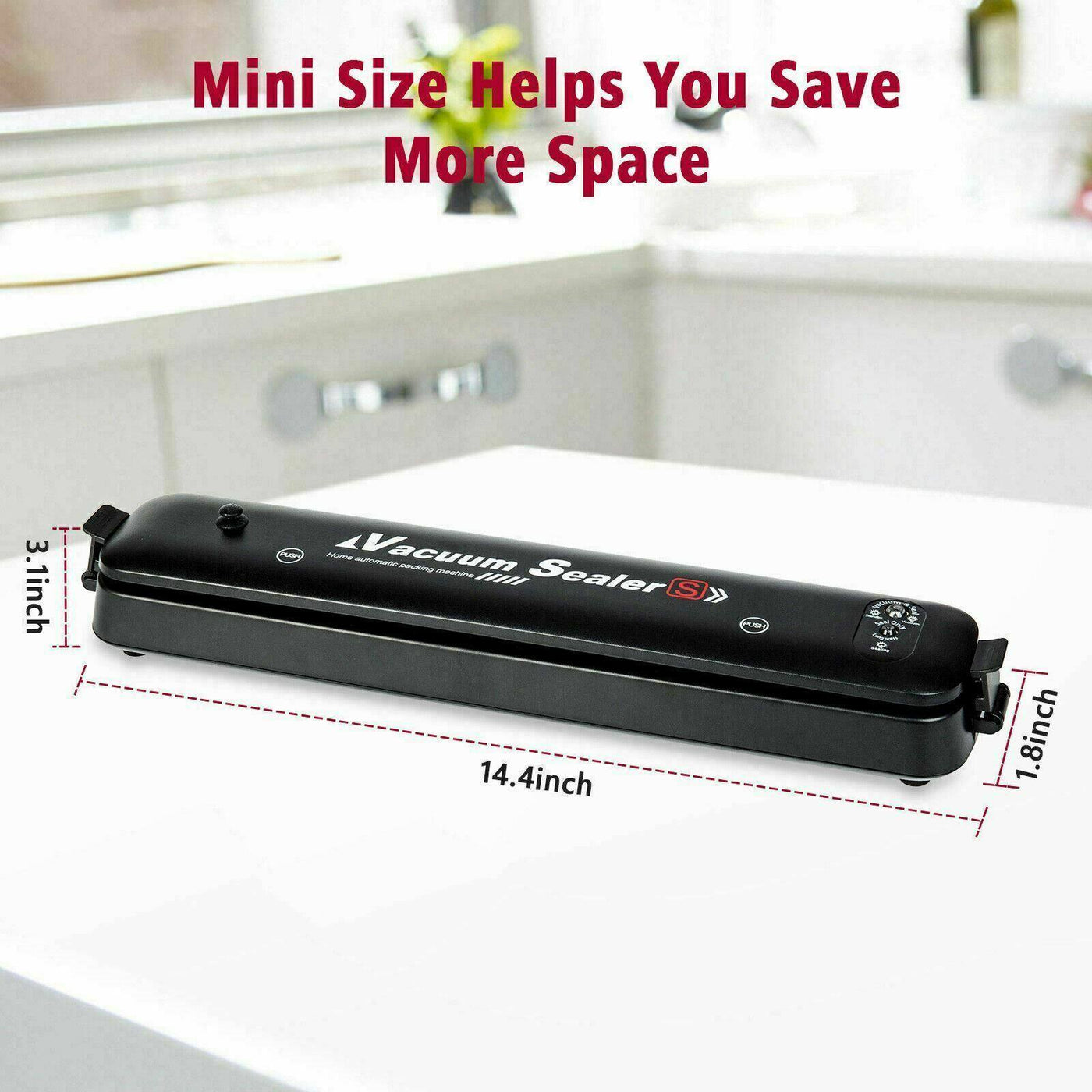 Vacuum Sealer Machine Food Preservation Storage Saver Automatic With Seal Bag - Moto Life Products