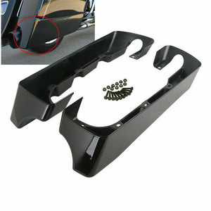 4" Hard Stretched Saddle Bag Extensions Fit For Harley Touring Road King 2014-Up - Moto Life Products