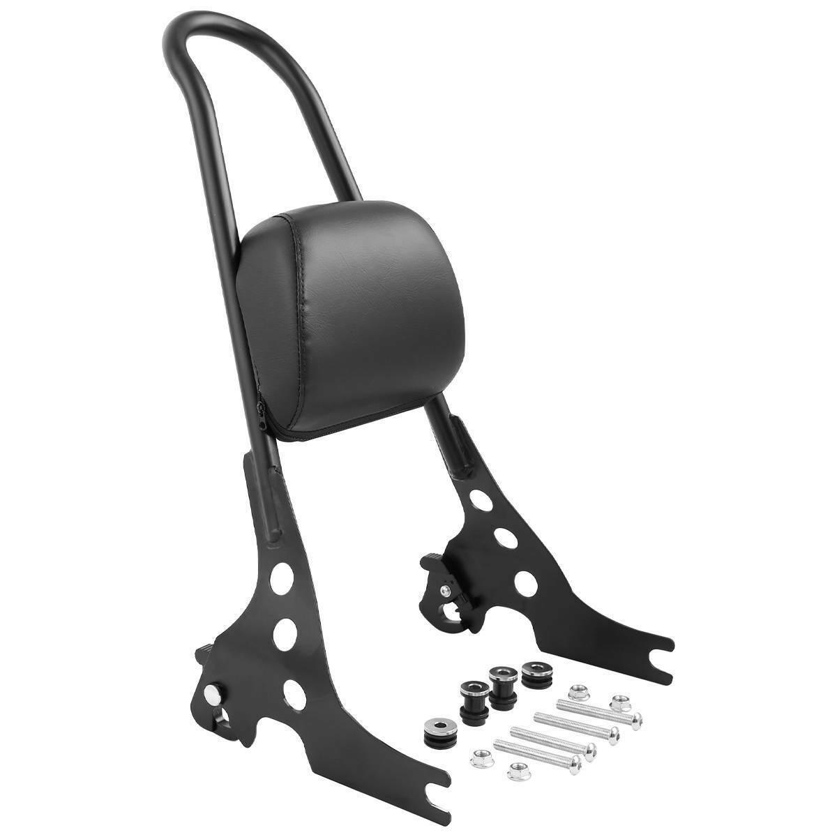 Black Detachables Sissy Bar w/ pad Fit For Harley Sportster XL 883 1200 04-22 US - Moto Life Products