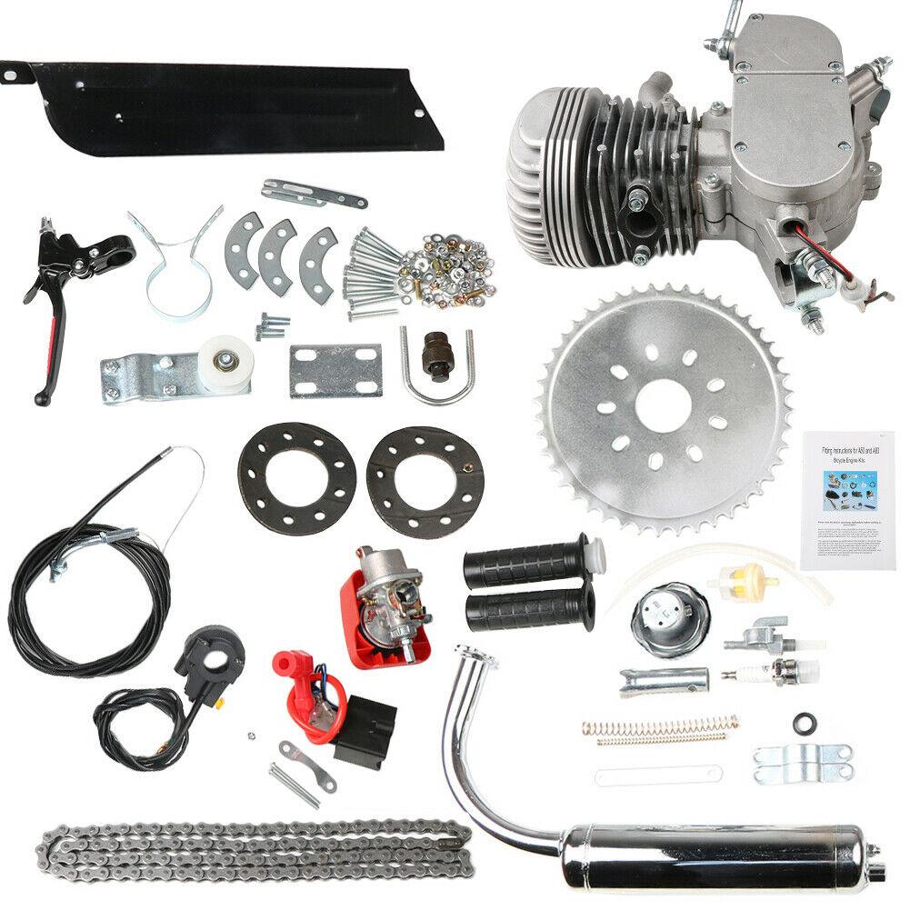 100cc 2-Stroke Bicycle Gasoline Engine Air-Cooled Motor Kit for Motorized Bike - Moto Life Products