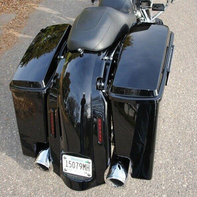 FOR Harley  Electra Road Touring 1993-2013 5" Stretched Extended Hard Saddle Bag - Moto Life Products