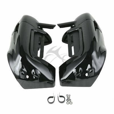 Black Lower Vented Leg Fairing Fit For Harley Touring Road King Electra Glide US - Moto Life Products