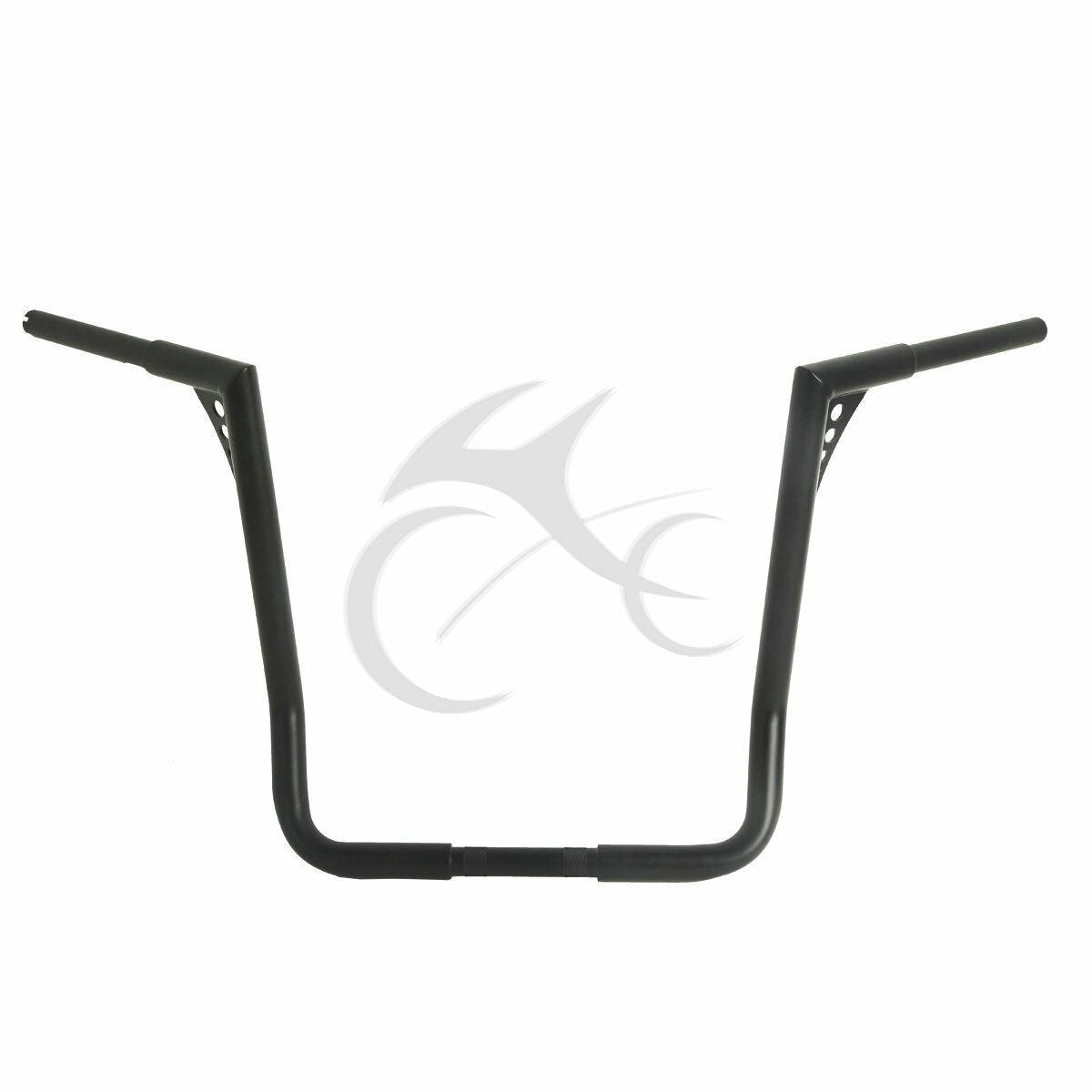 12/14/16/18" Rise Handlebar Fit For Harley Electra Glide 1982-2022 Black/Chrome - Moto Life Products