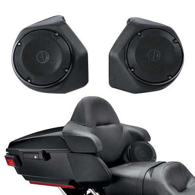 King Pack Trunk Mount Speaker Light Fit For Harley Tour Pak Street Glide 14-22 - Moto Life Products