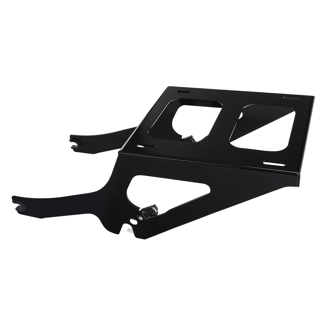2-Up Mounting Rack Fit For Harley Tour Pak FLDE FLHC FLHCS 2018-2021 2020 Black - Moto Life Products