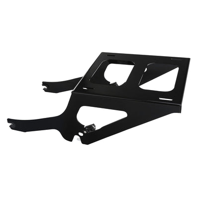 2-Up Mounting Rack Fit For Harley Tour Pak FLDE FLHC FLHCS 2018-2021 2020 Black - Moto Life Products
