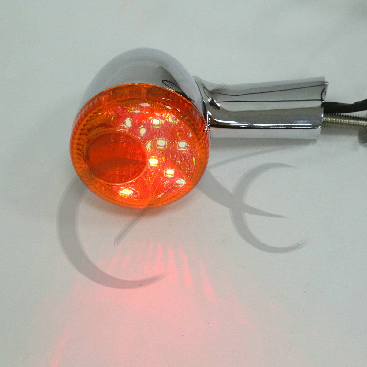 Rear Turn Signal LED Indicator Lights Fit For Harley XL 883 1200 Sportster 92-16 - Moto Life Products