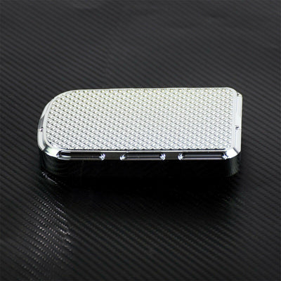 Chrome Brake Pedal Pad Cover Fit For Harley Touring FLHT Softail Dyna Tri Glide - Moto Life Products