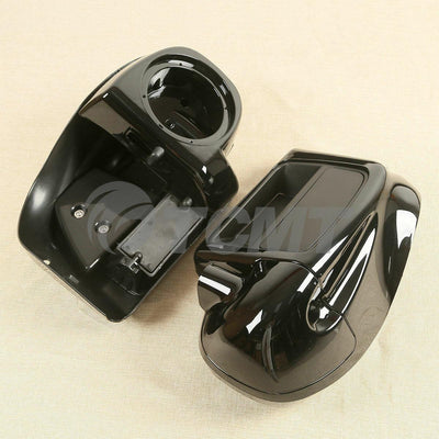 Lower Vented Fairing W/ 6.5" Speaker Box Pod Fit For Harley Touring Glide 14-22 - Moto Life Products