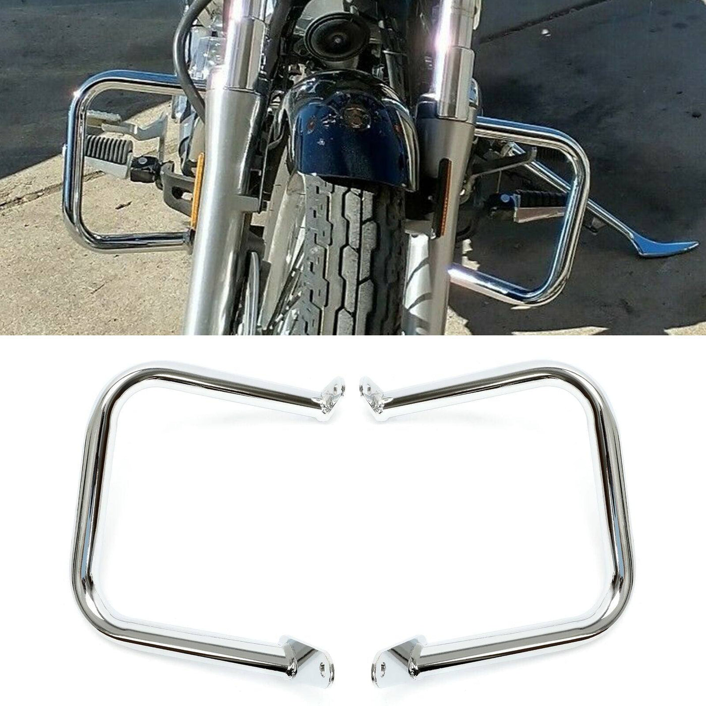 Engine Guard Highway Crash Bar Motorcycle Bumper For Yamaha V-Star 400 650 - Moto Life Products