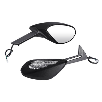 Pair Turn Signal Light Rear View Mirrors Fit For Ducati 1299 Panigale S 15-18 17 - Moto Life Products