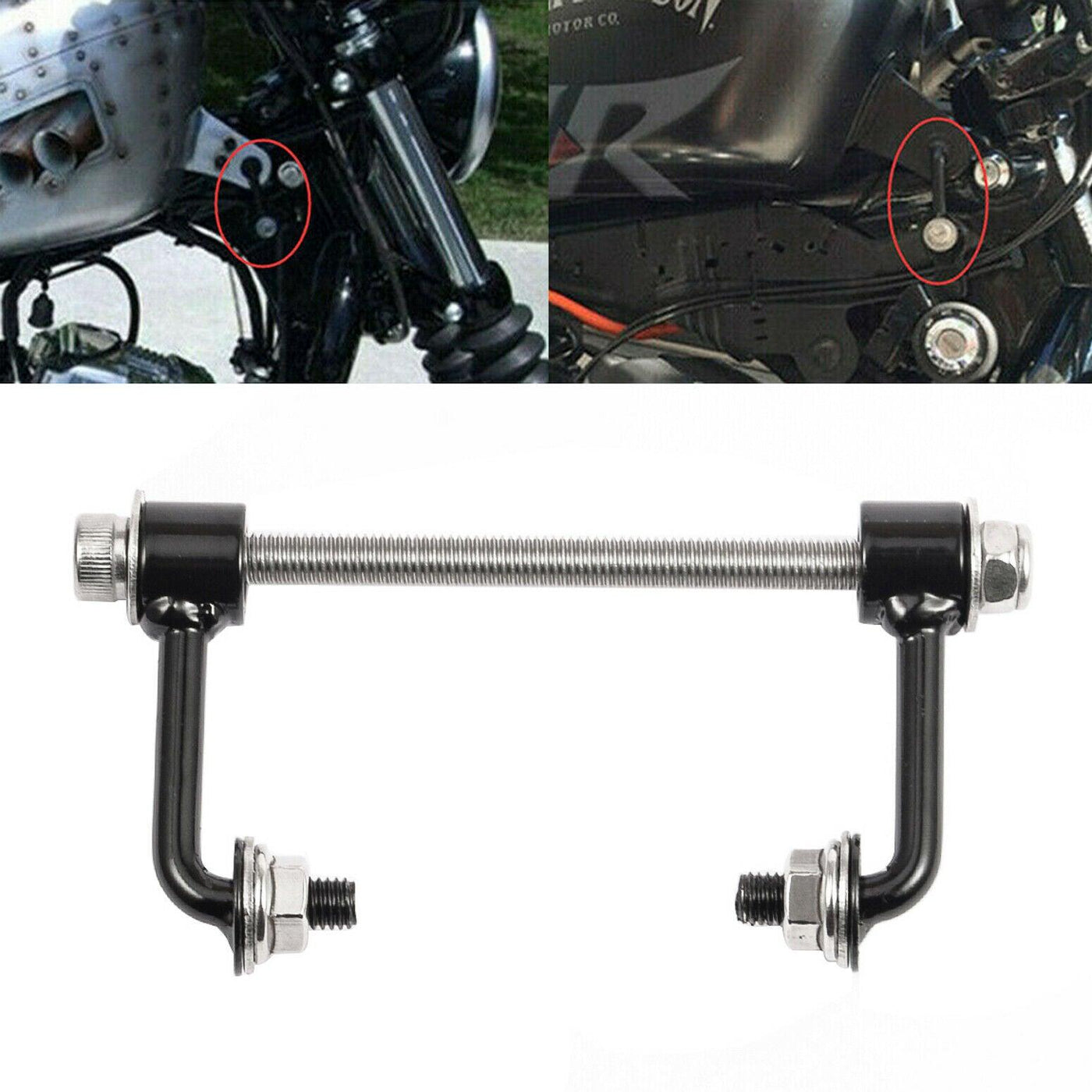 2"Gas Tank Lift Riser Kit Fit for Harley Sportster XL1200 883 1100 72 48 86-18 - Moto Life Products