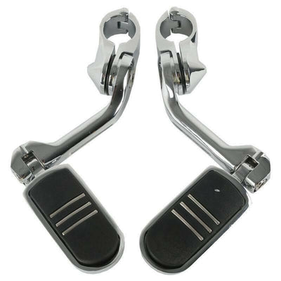 32mm Pegstreamliner Angled Highway Engine Guard FootPegs Mount Fit For Harley US - Moto Life Products