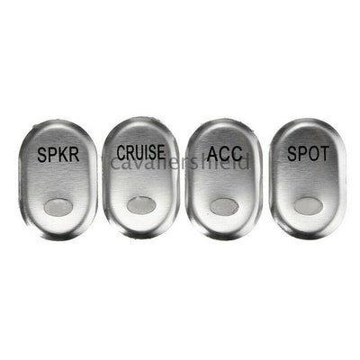 Chrome Brushed Panel Switch Cover For Harley Electra Glide Ultra Classic FLHTCU - Moto Life Products