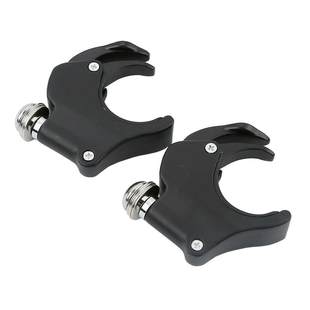 4PCS 49mm Windscreen Windshield Clamps Black For Harley Dyna models 2006-later - Moto Life Products