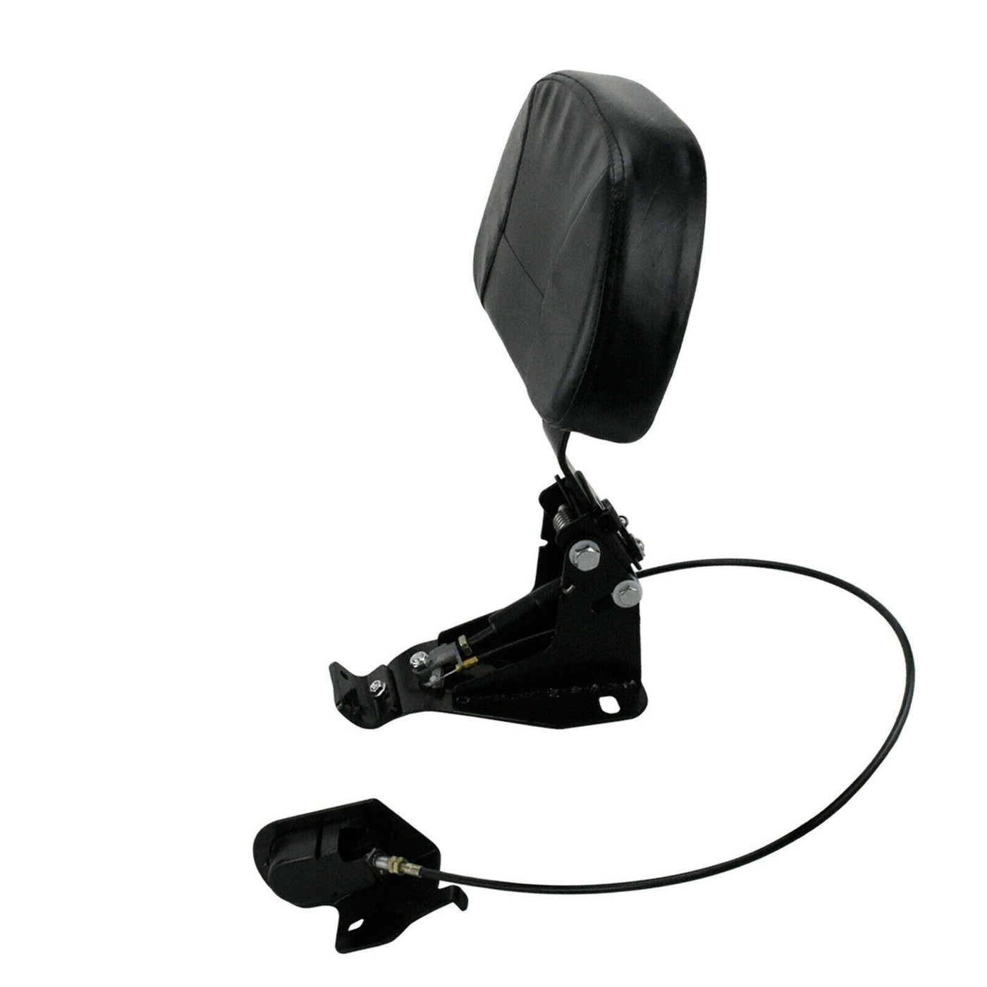 Adjustable Rider Driver Backrest Pad W/Mounting Kit Fit For Harley Touring FLHT - Moto Life Products
