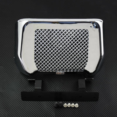 Chrome Oil Cooler Cover Fit For Harley Touring FLHR FLHRC FLHX FLHXS FLTRX 17-19 - Moto Life Products