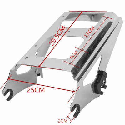 Detachable 2-Up Mount Luggage Rack Fit For Harley TourPak Street Glide 09-13 11 - Moto Life Products