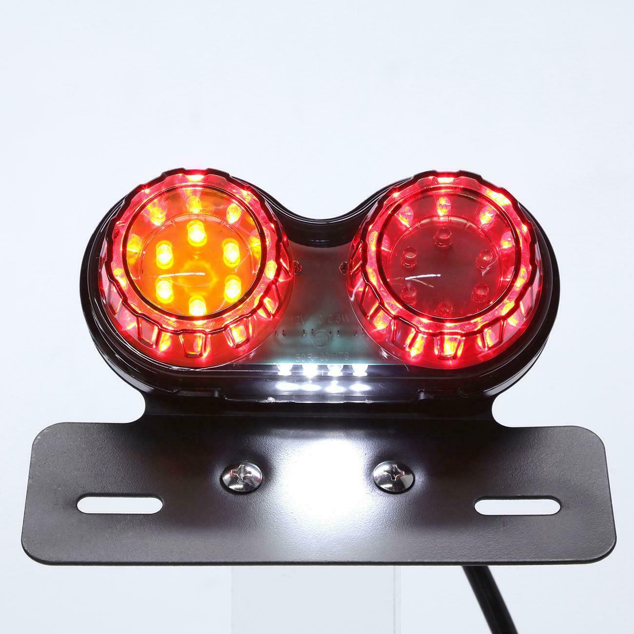 For Motorcycle Quad ATV Dirt Bike LED Brake Stop Rear Tail Light Lamp Universal - Moto Life Products