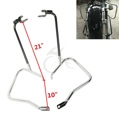 Saddlebag Bracket Guard Bars Fit For Harley Street Glide Special FLHXS 2014-2021 - Moto Life Products