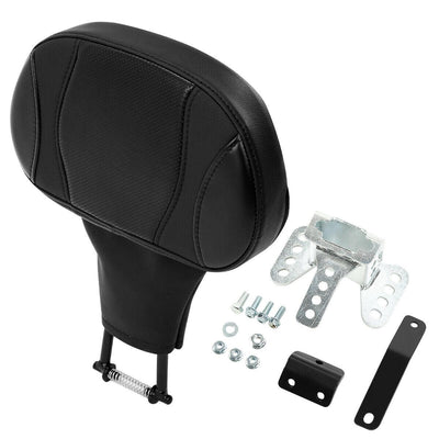 Driver Rider Black Backrest Fit For Harley Touring Glide Road King 2009-2021 - Moto Life Products