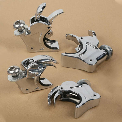 39mm 4PCS Front Fork Windshield Clamps For Harley Sportster 883 1200 Dyna FXDWG - Moto Life Products